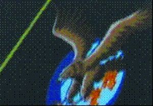 �����ӻ���β���ϵ���ӥ��־